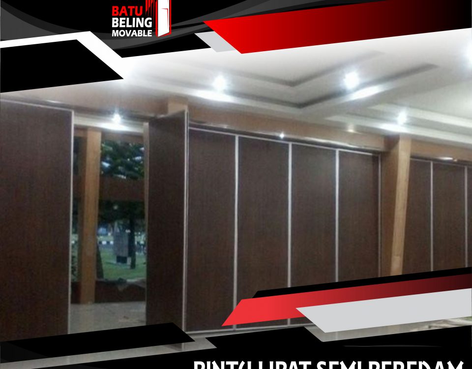 pintu lipat semi peredam