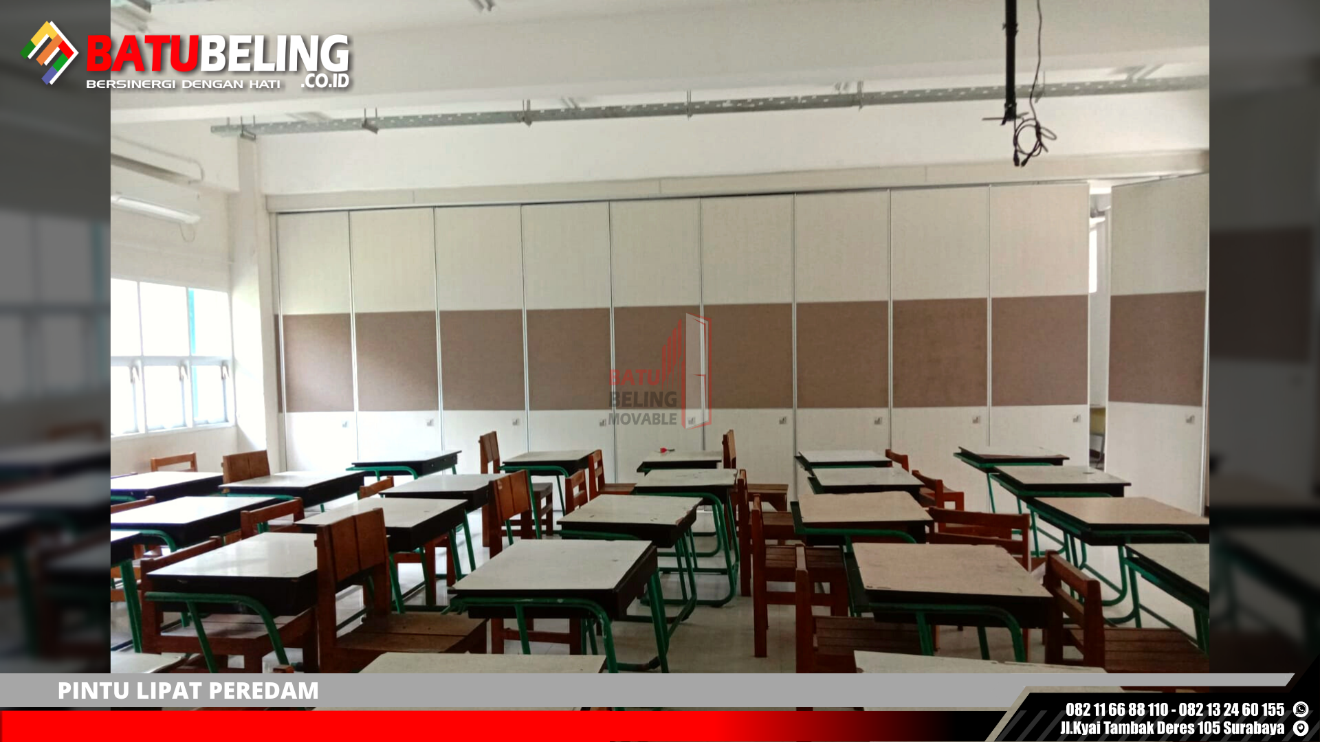 Pintu Lipat Peredam Ruangan